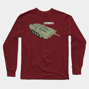 Strv-103B Swedish Main Battle Tank Long Sleeve T-Shirt